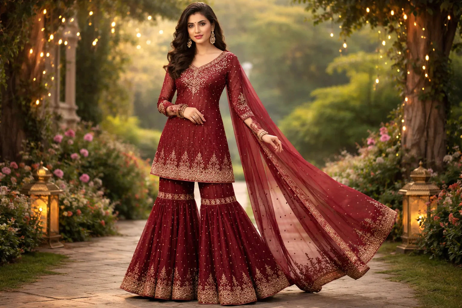 How We Make a Sharara: Step-by-Step From Sketch to Stitch (Behind the Scenes)