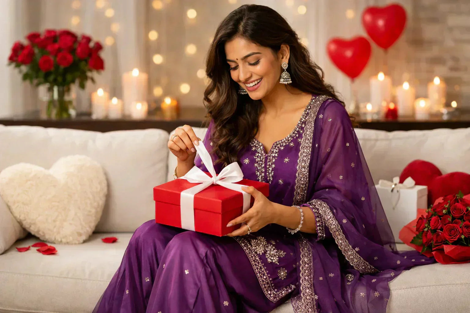 Dress to Impress: Top Sharara Sets for Your Valentine’s Day Celebration