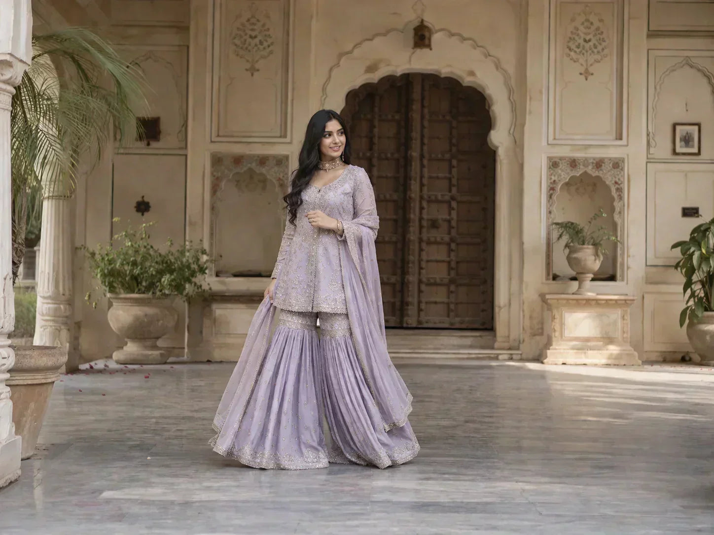 Latest Royal Sharara Look Designs to Make Your Ethnic Style Stand Out