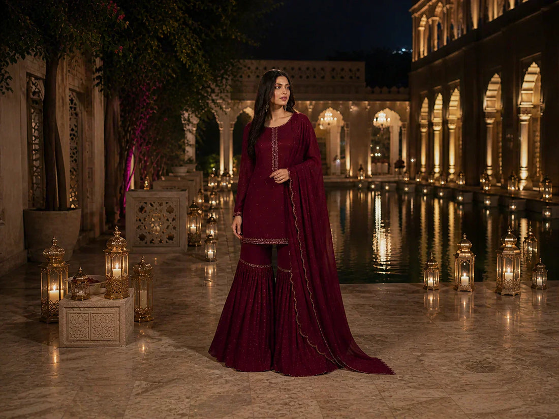 Elegant Sharara Outfit Ideas for Weddings: Stunning Looks for Every Indian Woman