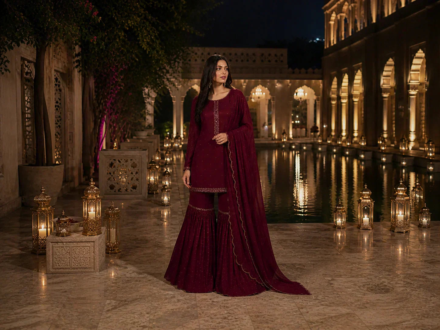 Elegant Sharara Outfit Ideas for Weddings: Stunning Looks for Every Indian Woman