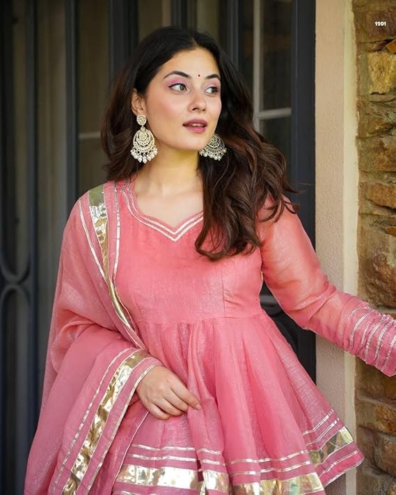 Pink Designer Sharara Set