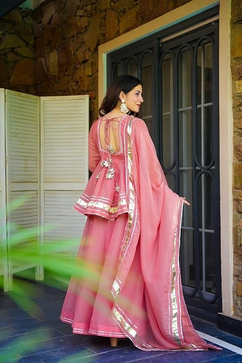 Pink Designer Sharara Set