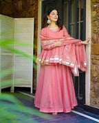 Pink Designer Sharara Set