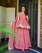 Pink Designer Sharara Set